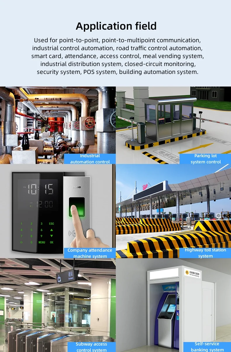 DTECH RS232 RS485 to 2-way RS485 Industrial Grade HUB for SMS and ...