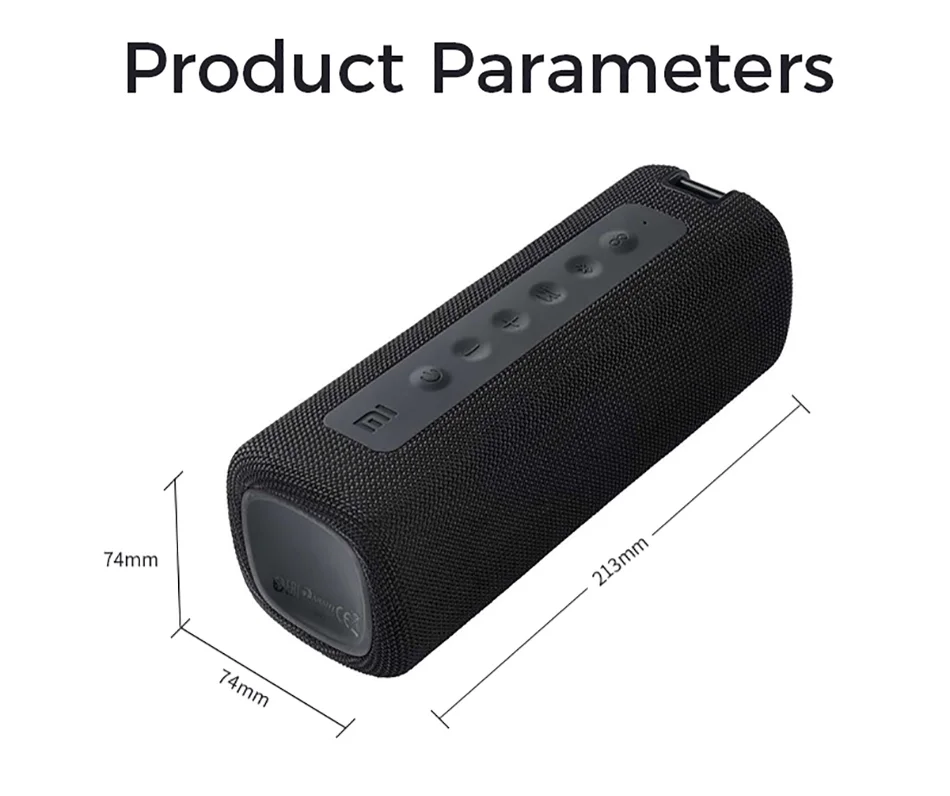 Xiaomi Mi Original Global Portable Bluetooth Speaker 16W TWS Connection High Quality Sound IPX7 Waterproof 13 hours play time - ANKUX.COM
