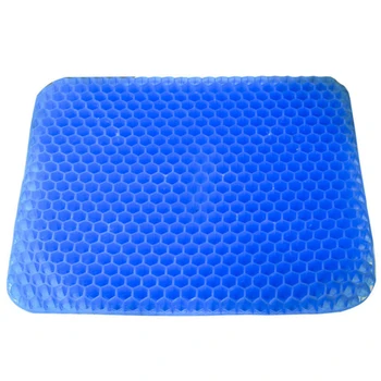 Factory price gel cushion for car office gel seat cushion gel grid seat cushion with cover honeycomb