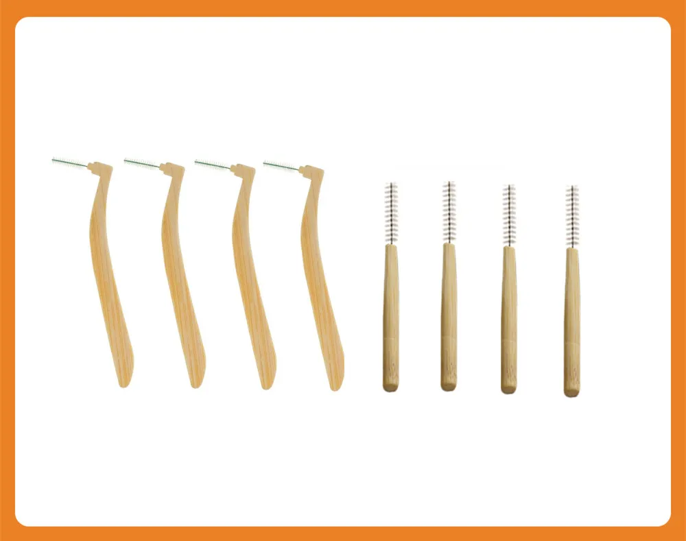 Wholesale Vegan Biodegradable Eco Friendly Teeth Bamboo Dental Flosser