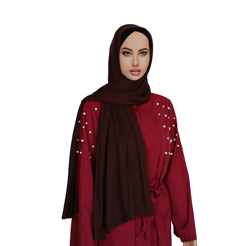 Sciarpa Hijab In Jersey Spesso - Super Elastica E Morbida Per Tutte Le Stagioni