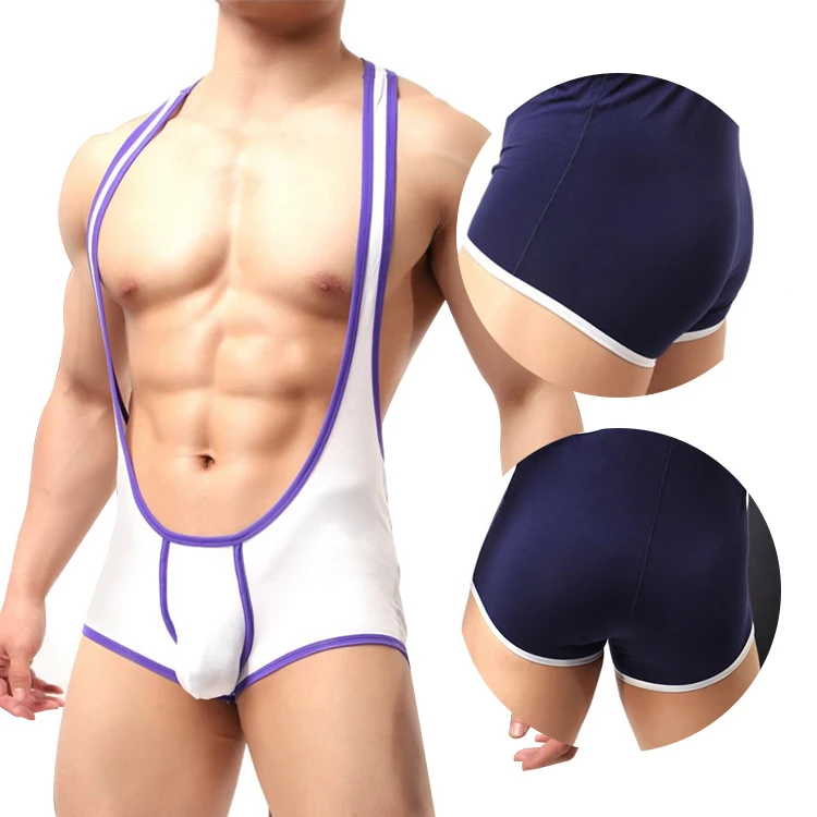 Herstellergrohandel Sexy Dessous fr Mnner Neue Herren-Hosentrger  Cosplay Sexy Modal Wrestling-Dessous Herren-Bodysuit