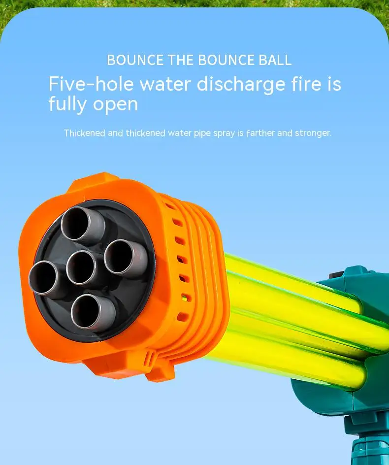 Aijh New 56cm Water Gun Summer Beach Set Outdoor Games Toy Super Long 5
