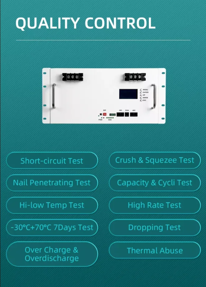 Dawnice Customized Inverter Rack Cabinet 48v 1000ah Lifepo4 Battery 50 ...
