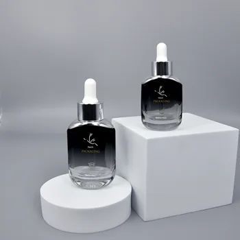 Cosmetic Glass Dropper Bottle 50 30ml 15ml Essential Oil Drip Bottle Skincare Packaging Manufacturer Low Price Serum Bottles Oil