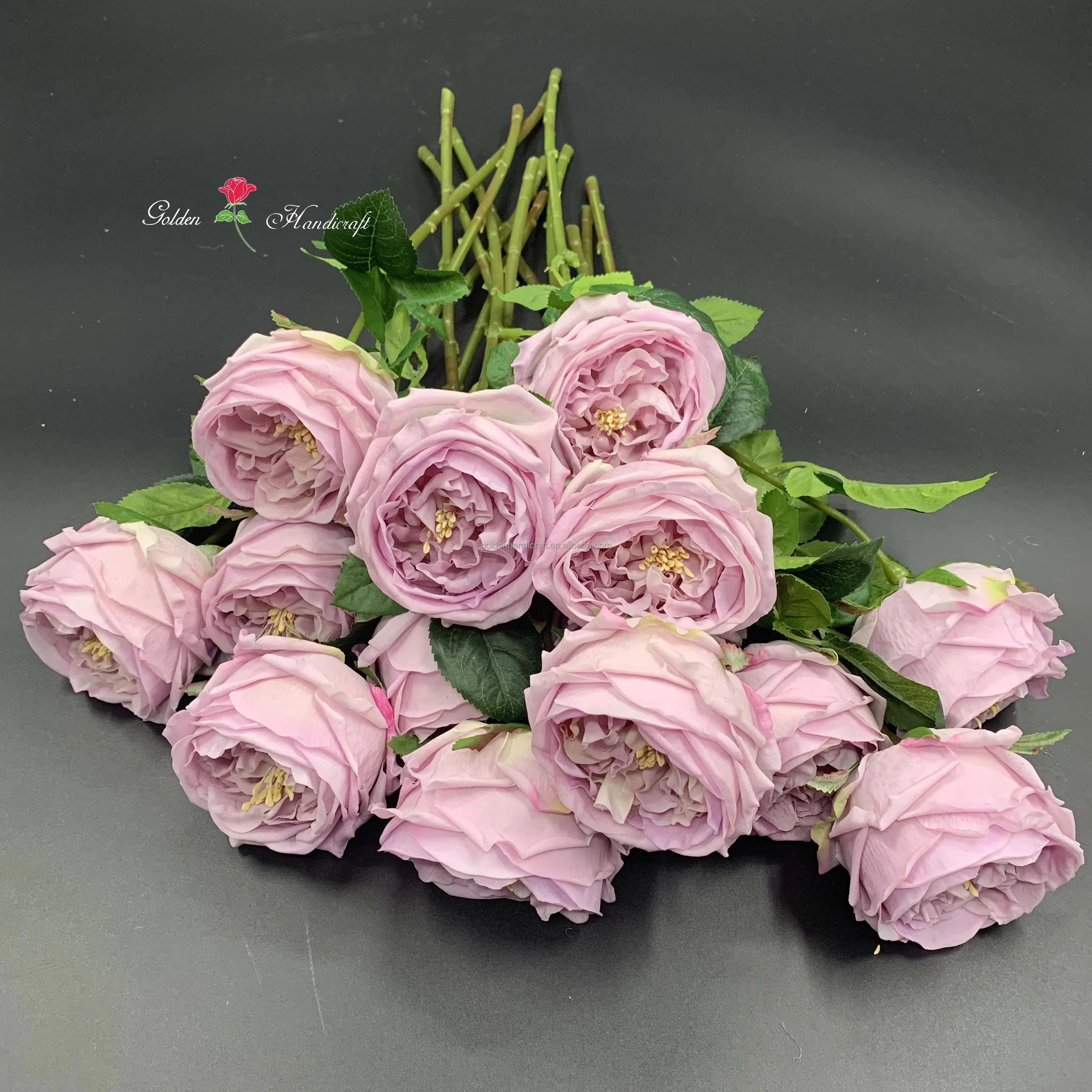 Qslhf111 Artificial Flowers Real Touch Rose Flower For Wedding And