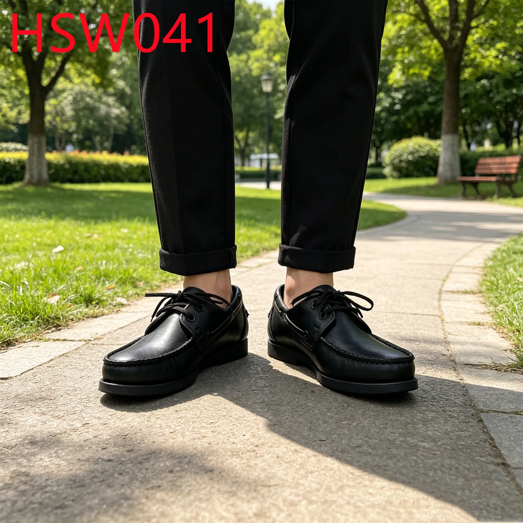 YYR,Daily Walking Lace up Style Full Leather Loafer Shoes Social Gathering Stylish&Tough Traditional Handcraft Boat Shoes HSW041