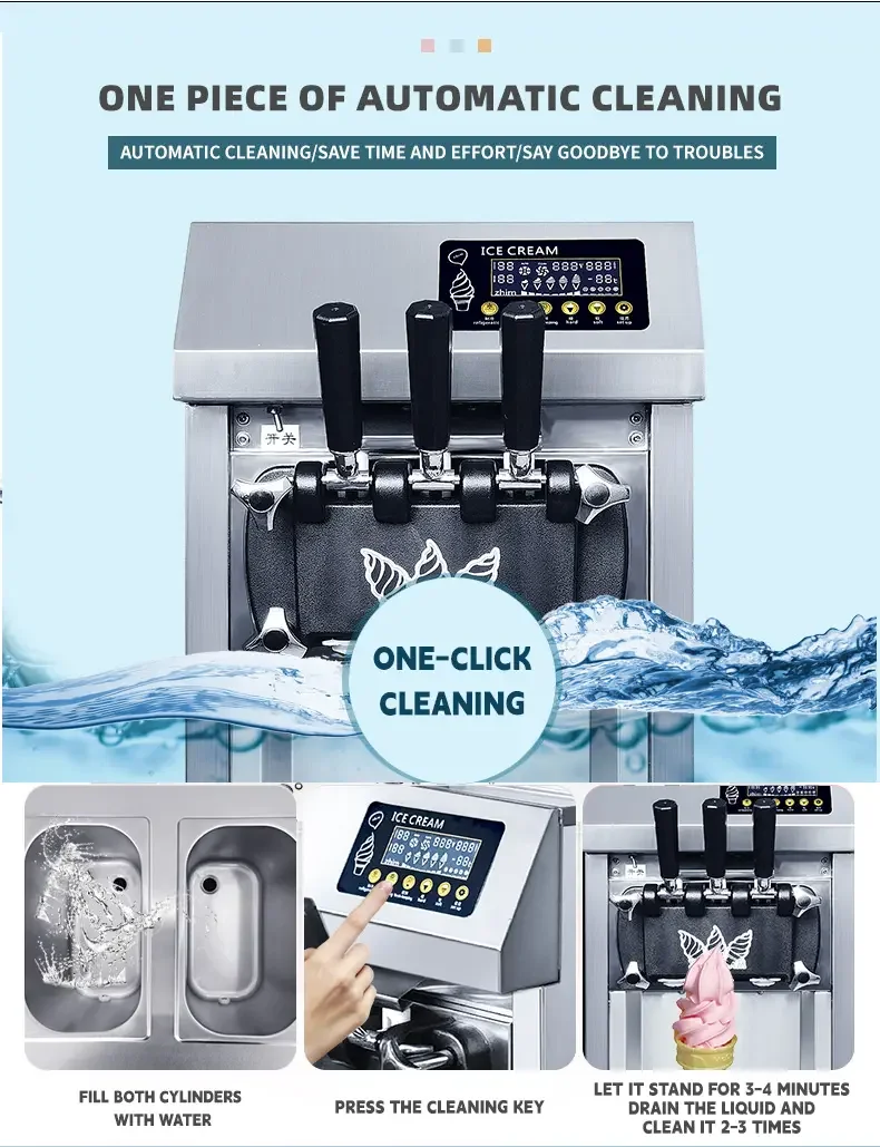 A126 Commercial Ice Cream Machine - High Productivity