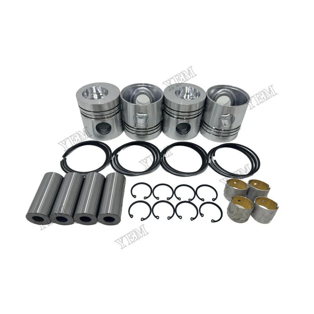 4D105 Engine Piston With Cylinder Piston Rings Fits for Komatsu Diesel Engine Spare Parts 3