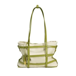 Customized Simple Design Ladies Large Shoulder Bags Fashion Handbags High Quality Tote Bag for Women