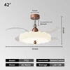 42IN-Wood-Shell-Pendant Mount