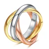 Gold silver rose gold