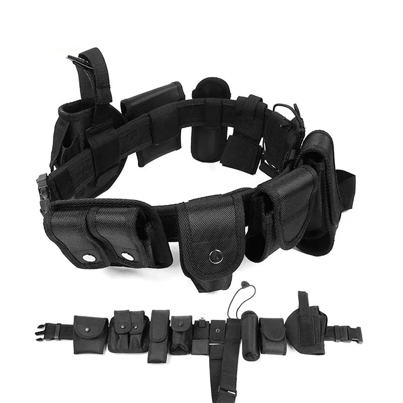 Multifunctional Tactical Utility Belts Multifunctional Outdoor Training Belt High Density Material Bag Hiking Tactical Belts