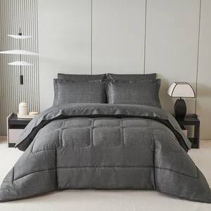 Wholesale King Size Bedding Linen 100% Polyester Cation Comforters Set