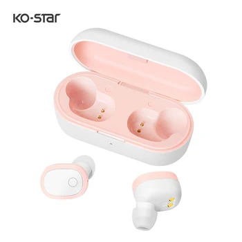IPX5 Waterproof Cordless in-Ear Bluetooth 5.0 True Wireless Earbuds with Hands-Free Call Microphone