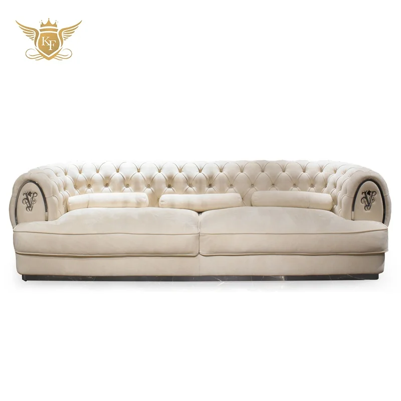KF CASA Design High End Livingroom Furniture Sofa Set Living Room Lover Seat Sofas for Home Funiture