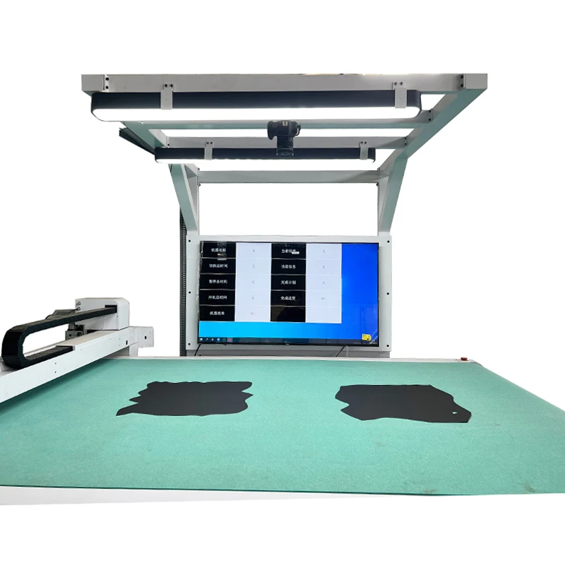 ZXT Oscillating Knife Automatic Artificial PU Genuine Natural Leather Cutting Plotter Machine for Making Shoes