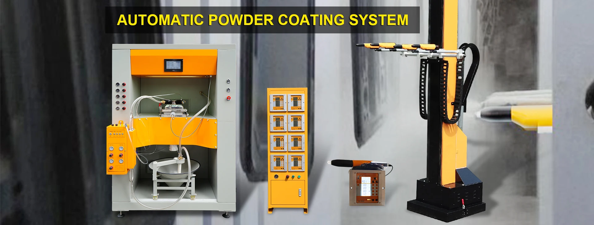 Fully Automated Powder Coating Line with Pretreatment Spray Tunnel ...