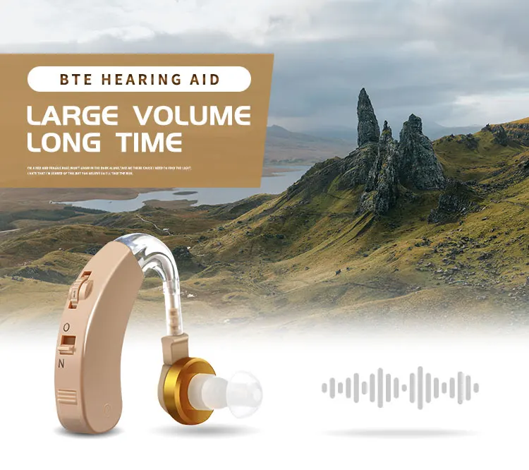 BTE Hearing Aid Amplify the sound for hearing loss supplier