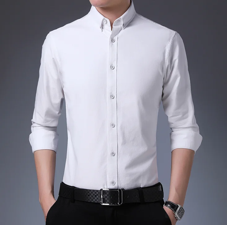 Wholesale Fashion Branded Long Sleeve Shirt Formal Shirt Men