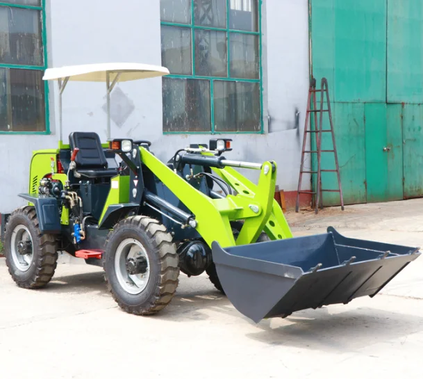 High Quality New Design 4 WD Mini Loader Electric or diesel Engine China Loader  Price for Sale