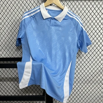 24/25 custom breathable fast drying football jersey polyester short sleeve club training football shirt