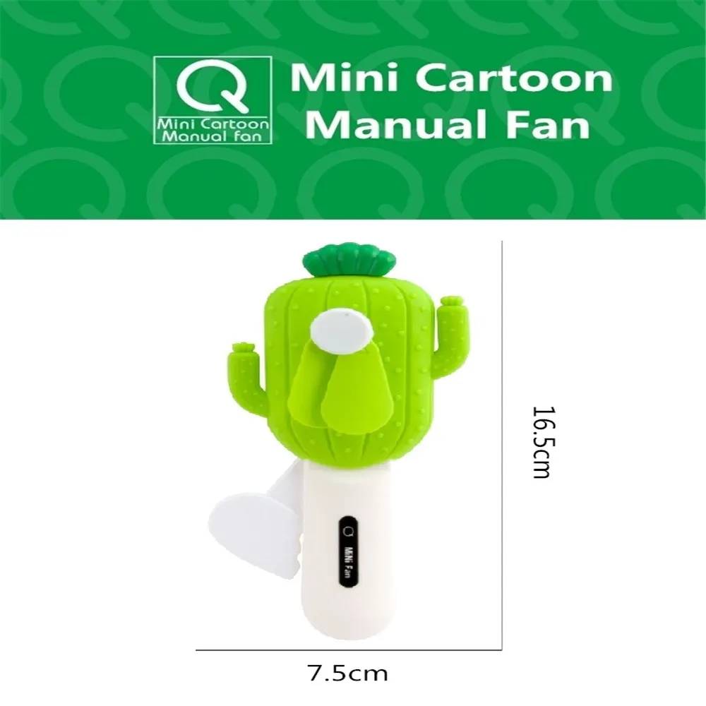 Details about   2X Summer Mini Fan Handheld Cartoon Cubs Hand Pressure Fan Page Manual Kids Fan