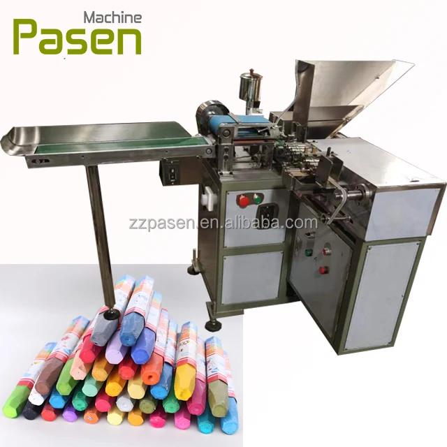 Oil Pastel Label Gluing Sealing Machine Crayon Labeling Machine Color Oil Pencil Wrapping Machine
