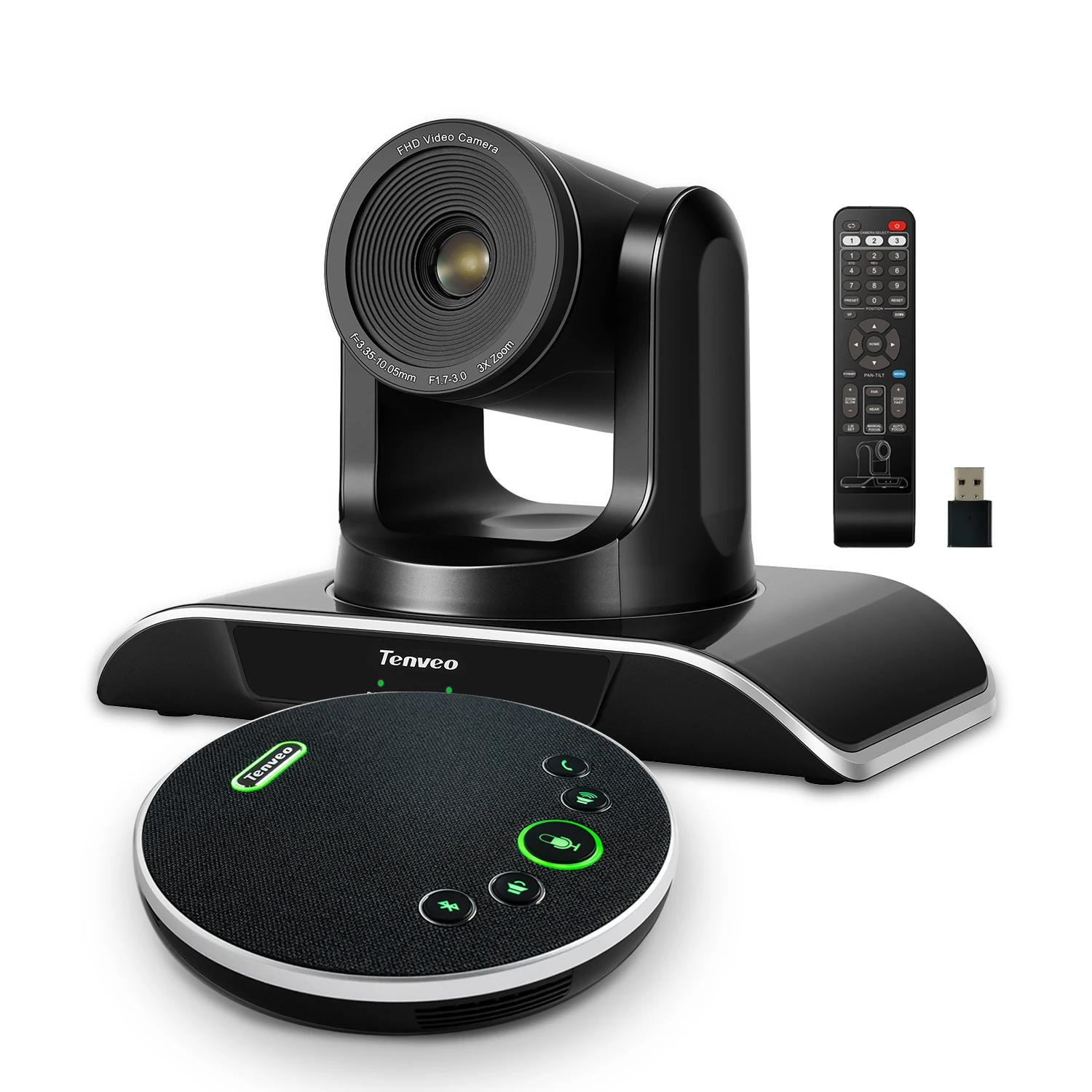 Logitech Cc3500e Group Video Conferencing With Expansion Mics HD 1080P Camera Speakerphone