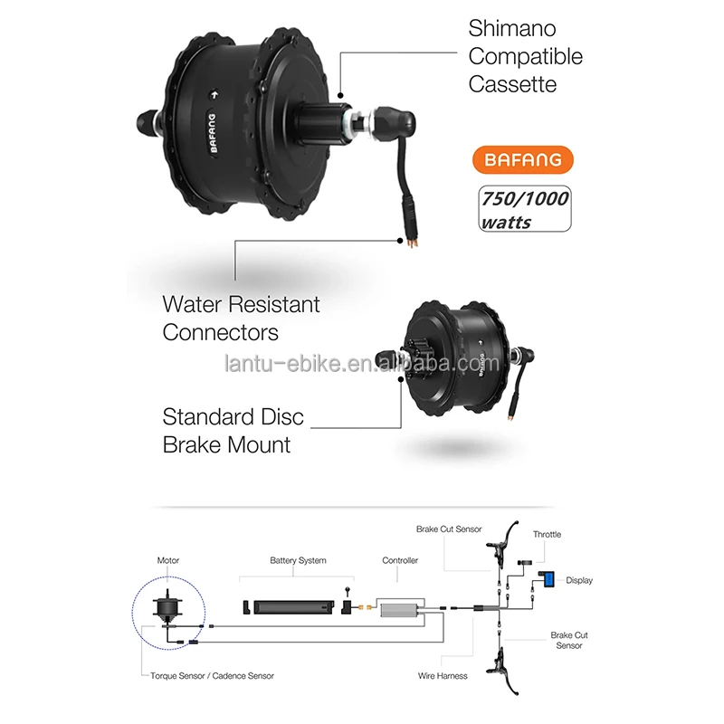 bafang 1000 watt hub motor