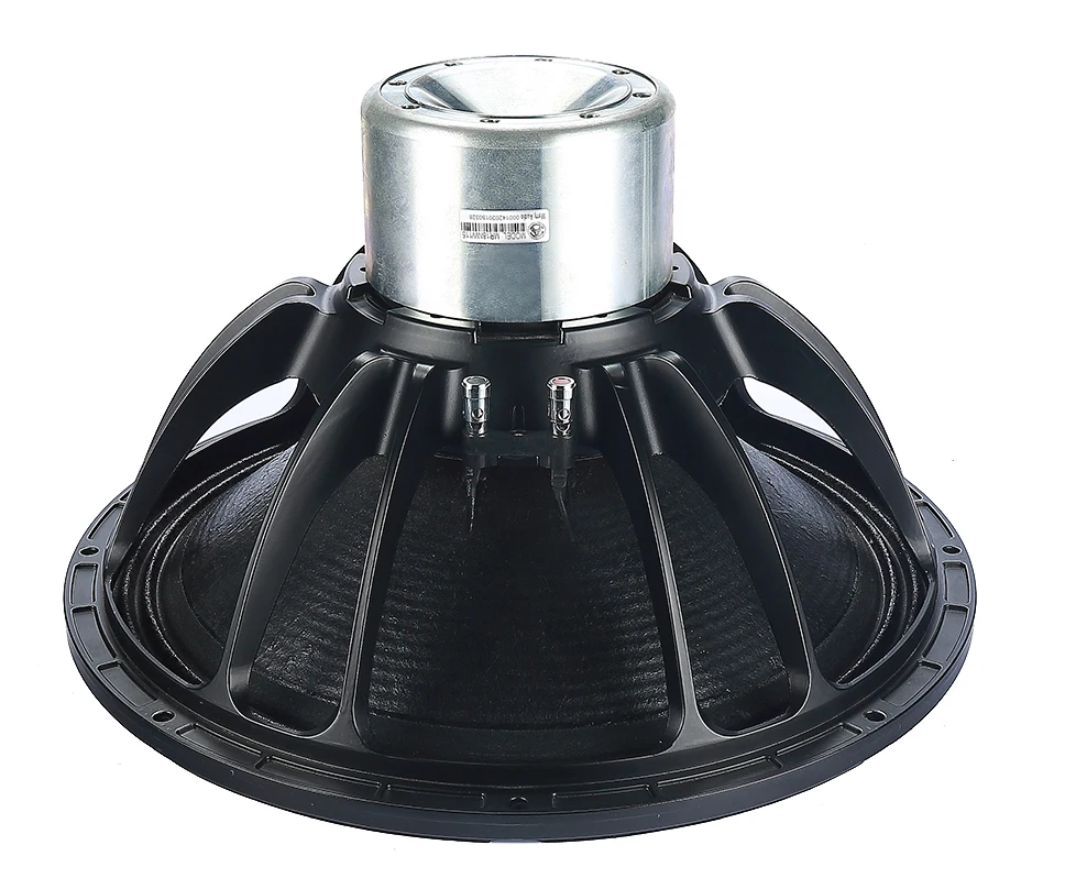 18インチネオジウムサブウーファー 1500W AES出力 35-1600Hz周波数帯