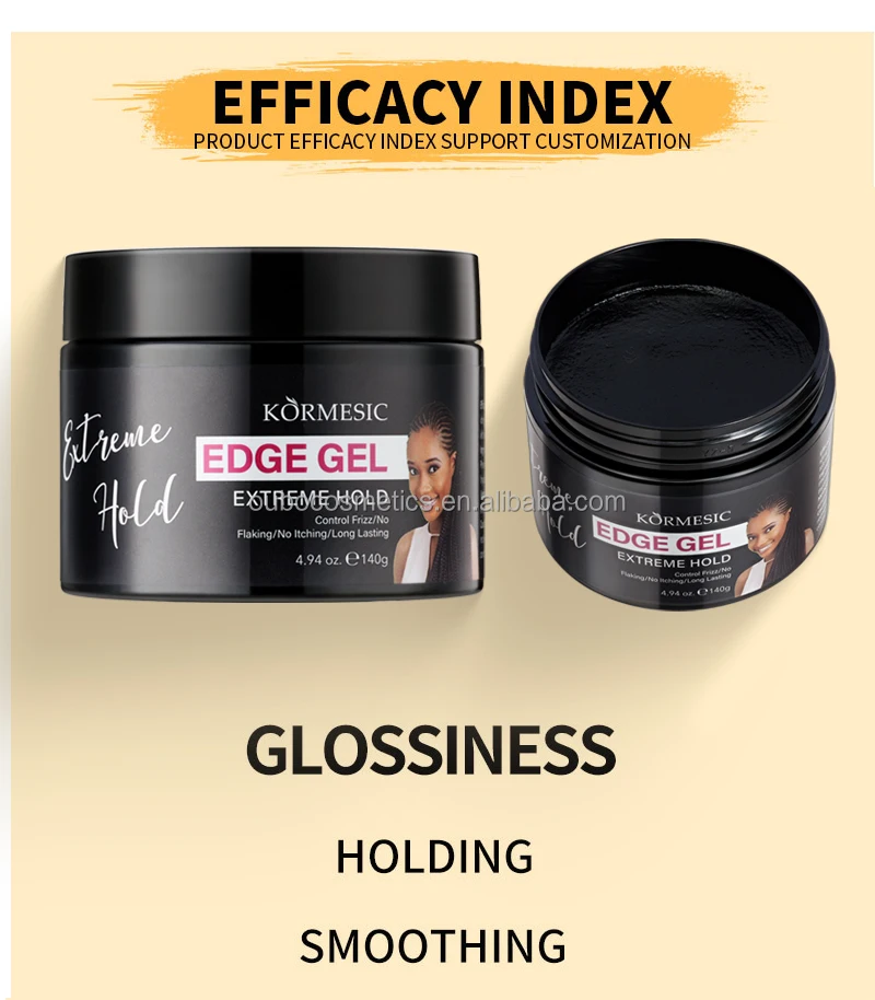 KORMESIC Hair Wax Braid Gel - Strong Hold & Texturizing