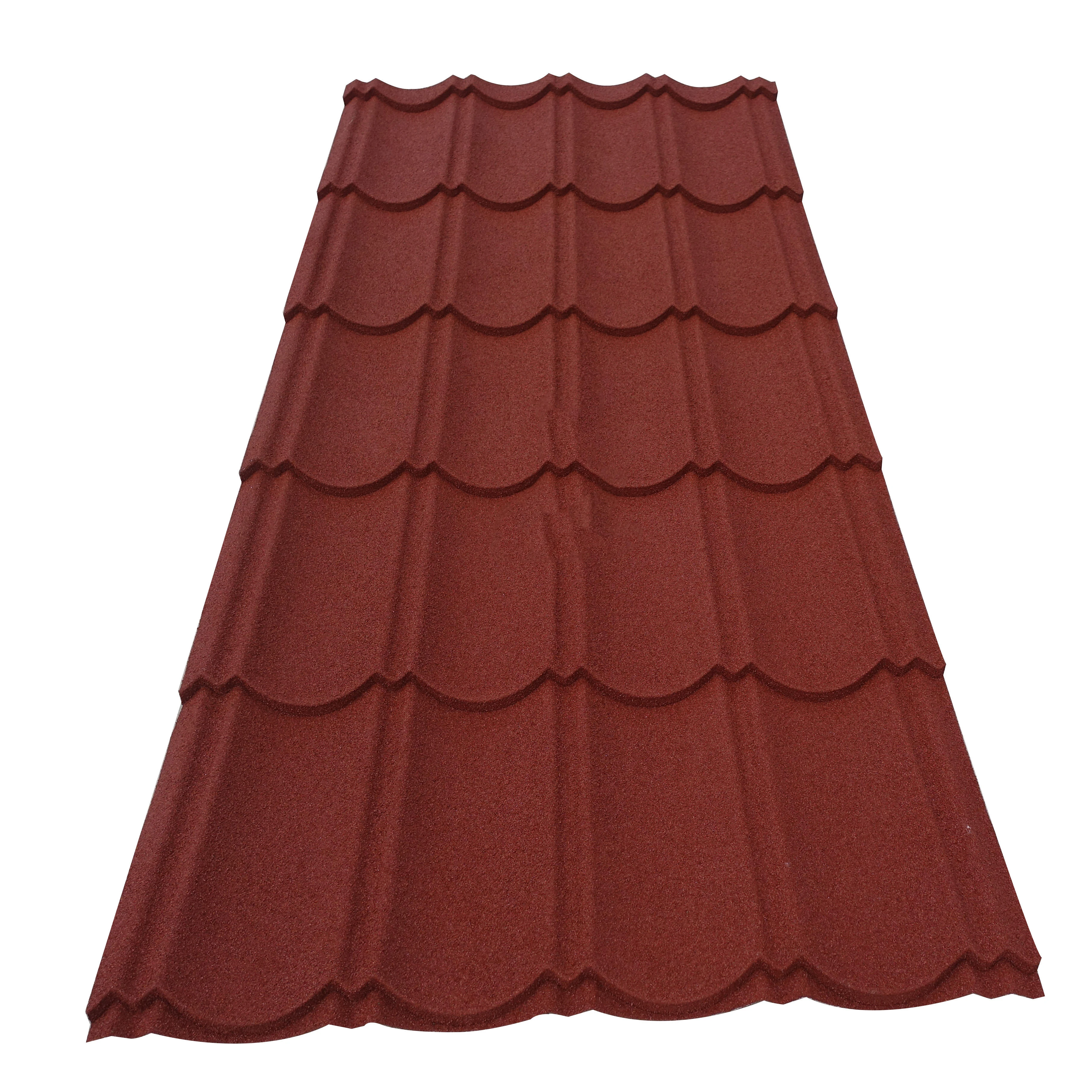 Biggest Size Stone Roofing Sheets Long Span Sheet Heat Resistant Save Labor Installation Stone Coated Metal Roof Tiles