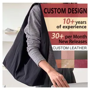 Lady Professional Woman Waterproof Shopping Shoulder Bag Nylon Totebag Puffer Tote Bags for Women