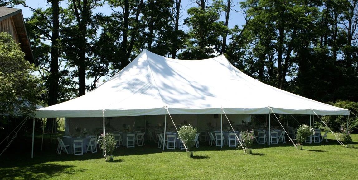 Traditional Canvas Timber Pole Marquee Hire For Weddings Celebrations ...