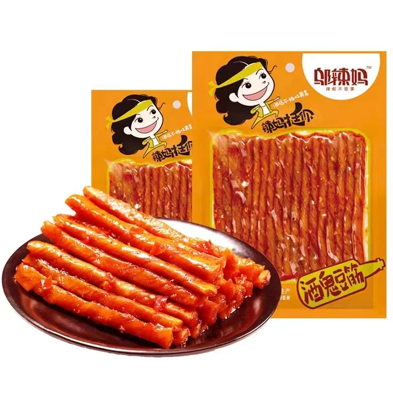 Jiugui Doujin Flavor-Processed Bulk Bean Snack Spicy Garlic Dried Tofu Beef Tendon Aged Snack with Premium Aroma