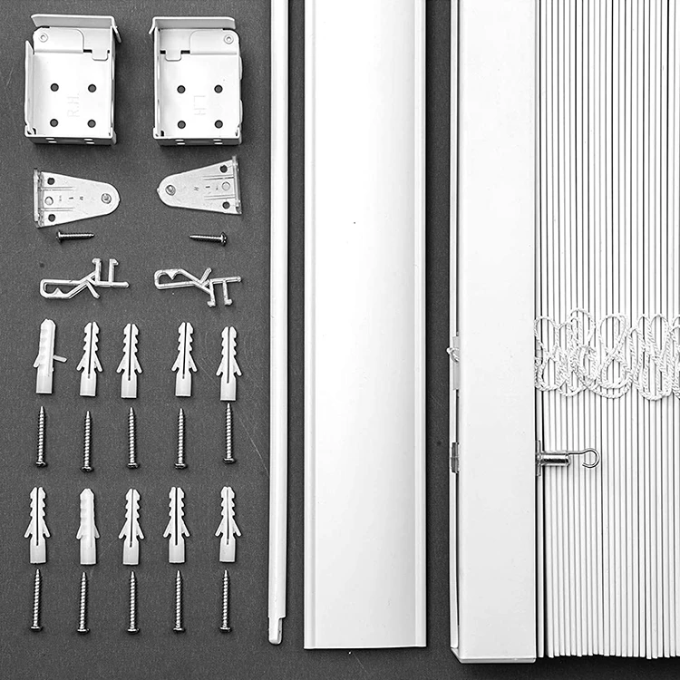 Hot Selling High Quality Vertical Blinds PVC Wooden Cordless Faux Wood Blinds