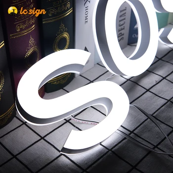 New arrival customized led channel signage 3D led letter sign acrylic letters sign for outdoor advertising