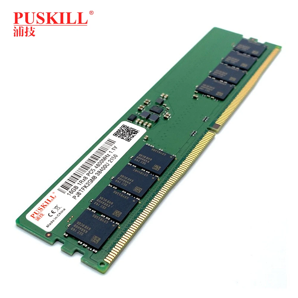 メモリー PUSKILL DDR5 4800mhz 16GB PUSKILL 32GB DDR5 RAM (2x16GB) 4800MHz CL38 Desktop Memory Kit