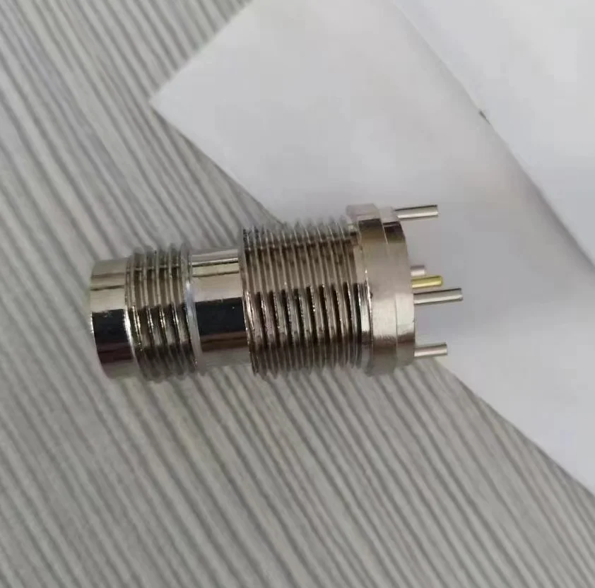 product tnc ke connector nickel plating rf connector pcb mount tnc female connector-1