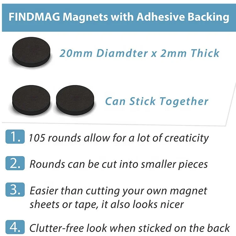 Round With Adhesive Backing Flexible Self Adhesive For