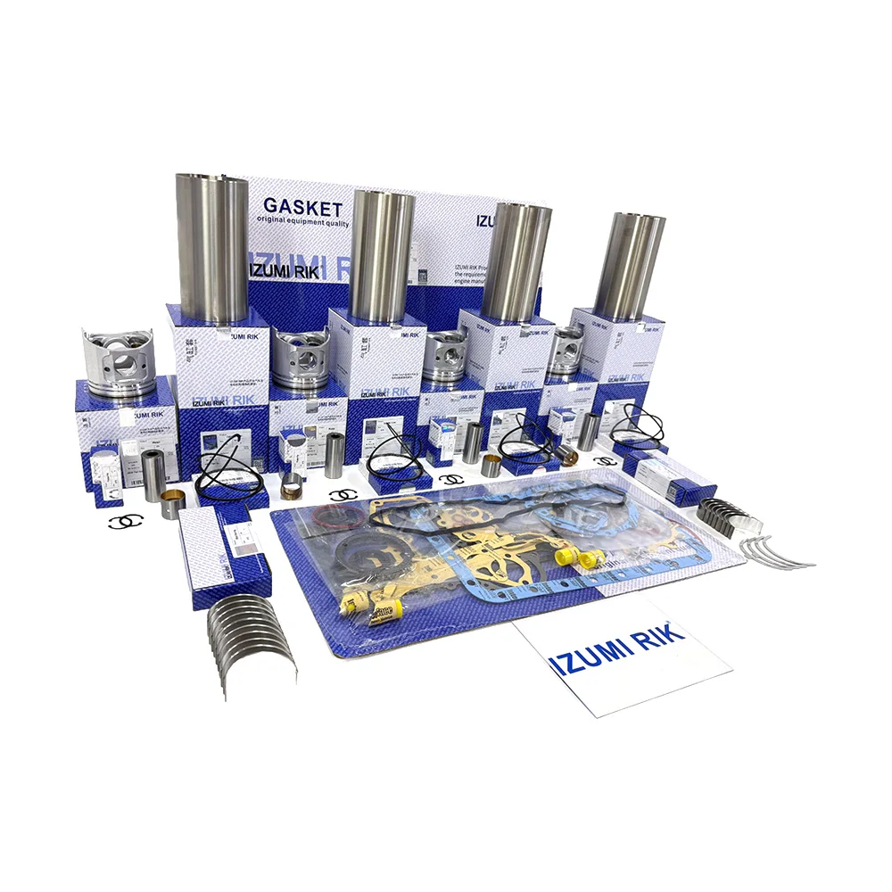 IZUMI RIK 4LH1, 4ZB1, 4ZD1, 4ZE1, 4JK1 Kit de réfection moteur avec pochette de joints, coussinets de palier et de bielle avec rondelle de butée pour Isuzu