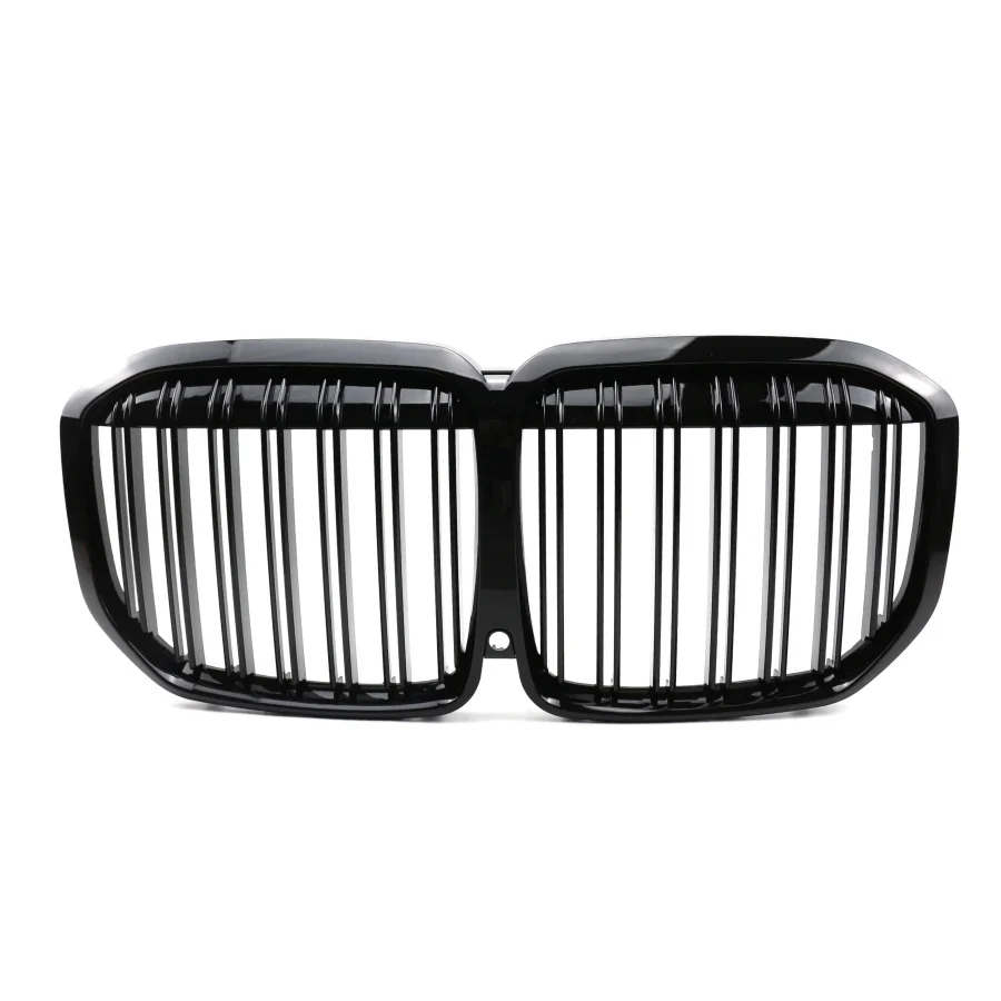 product tiypeor car abs single bar gloss black front bumper kidney grille compatible for bmw x7 g07 2023-9