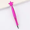 Bolígrafo tipo bala 1.0 - Estrella de cinco puntas rojo rosa de 16 unidades