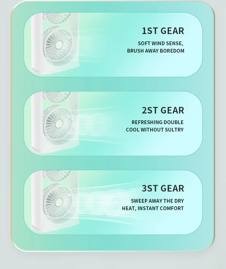 Tragbarer Mini Tischventilator Mit Luftbefeuchter Für Zuhause_voghion.com