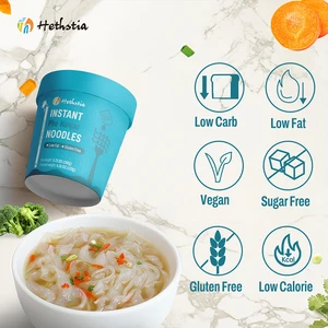 Pho Konjac Instant Noodles Sugar Free Vegan Friendly Low Fat Keto Diet Friendly Food Noodles