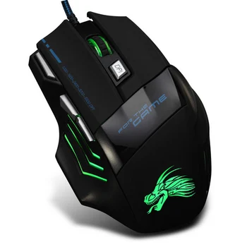 Mouse Ottico Led Usb Cablato USB - 5500 DPI, 7 Pulsanti, LED - Per Gaming Mouse Da Gioco - Foto 6