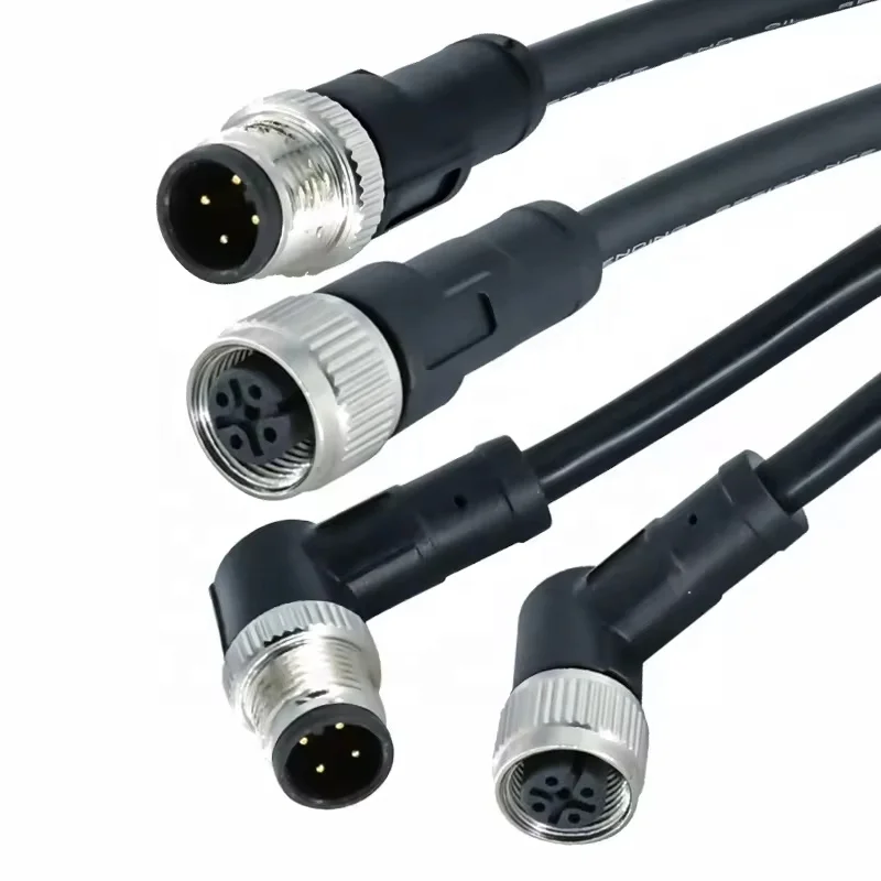 SVLEC M5 M8 M12 M16 M23 Connector Male Female 2 3 4 5 6 7 8 9 10 12 13 14 15 16 17 18 19 Pin Wire Adapters Connector