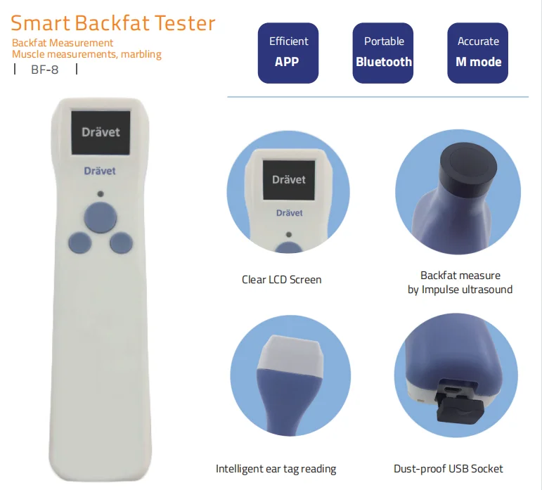 Wireless Back Fat Tester for Pigs - Automatic & Accurate