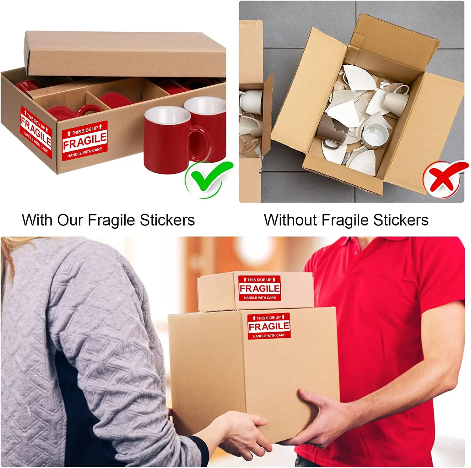 Hazard Class 3 DOT Flammable Liquid Hazmat Labels 4" X 4" Square Stickers - 500 Adhesive Labels Per Roll